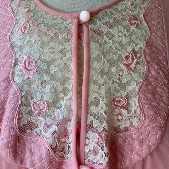 Vintage Movie Star Pink Peignoir Set - Picture 8 of 12